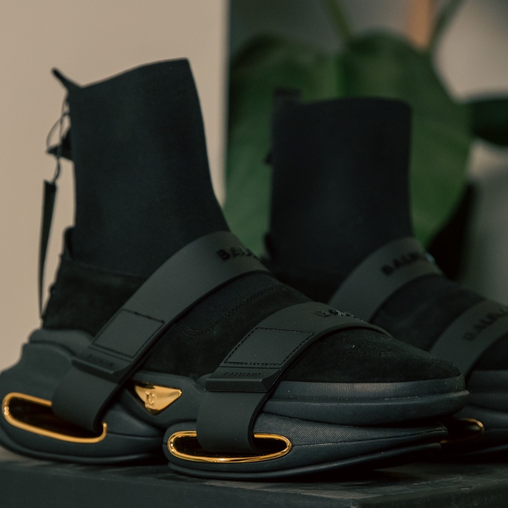 Balmain B-Bold High-Top Sneaker